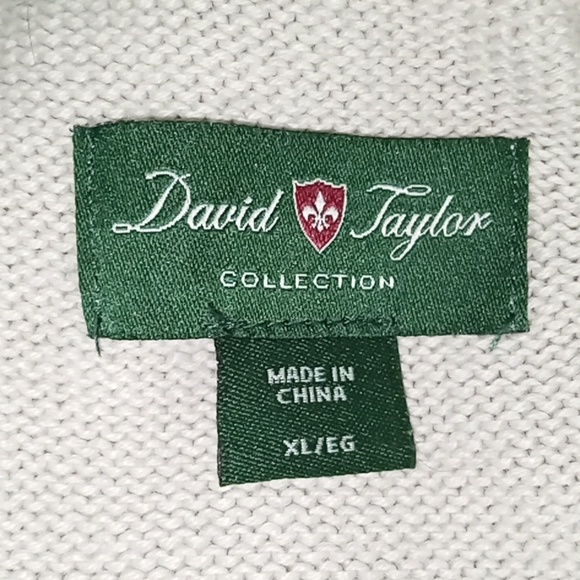 David Taylor Color Block XL Sweater - Picture 3 of 3